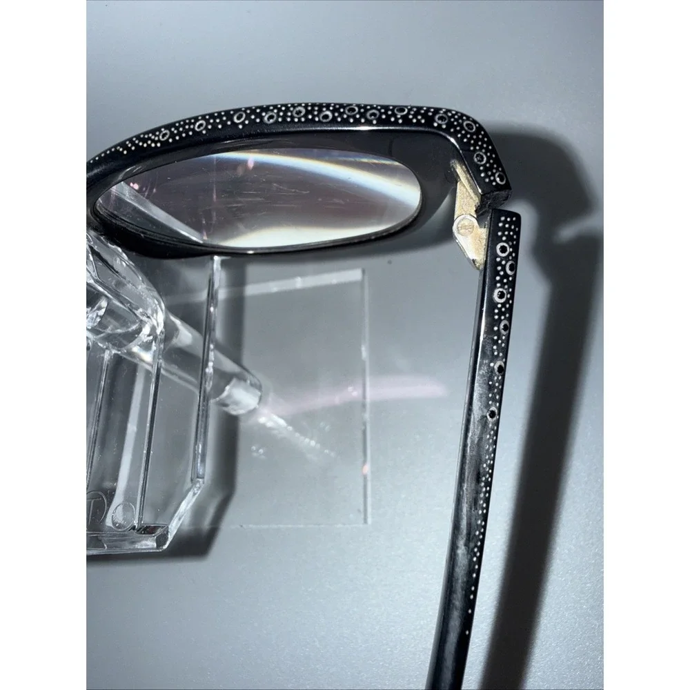 Swarovski Dame SW 5100 002 Black Crystal Cat Eye Eyeglasses Frames 54-16-135
